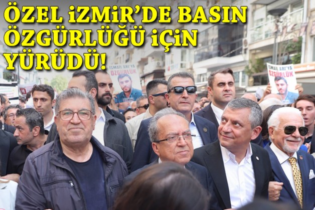 Özel gazetecilerle birlikte basın özgürlüğü için yürüdü!