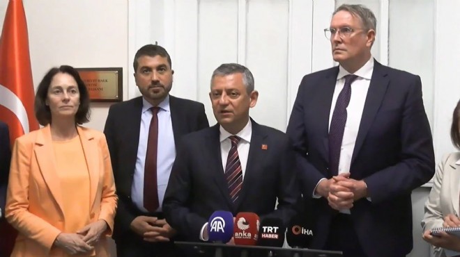SPD heyetinden TBMM'de Özgür Özel'e destek ziyareti