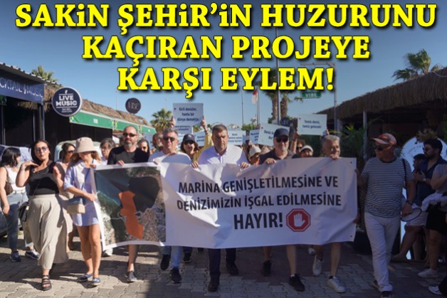 Sakin Şehir'in huzurunu kaçıran projeye tepki eylemi!
