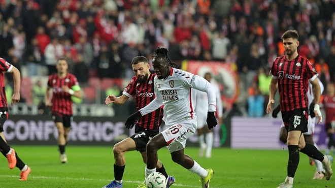 Samsunspor sahasında son 16 biletini kaptı