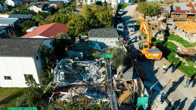 Seferihisar'da hobi bahçeleri yıkılıyor