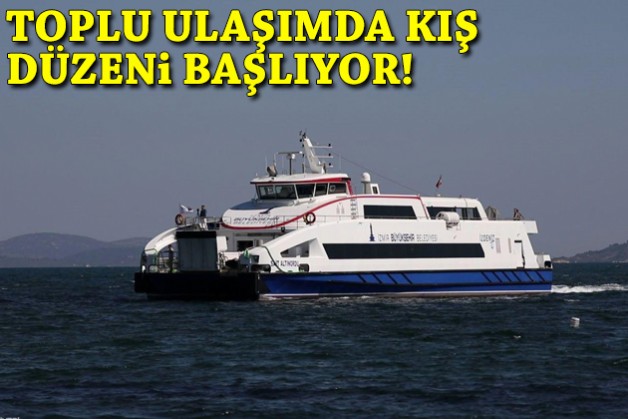 Toplu ulaşımda kış düzeni başlıyor: İşte detaylar!