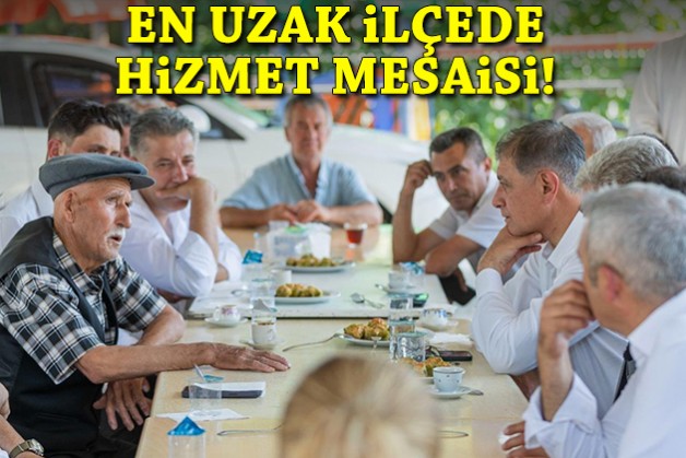 Tugay'dan en uzak ilçede hizmet mesaisi