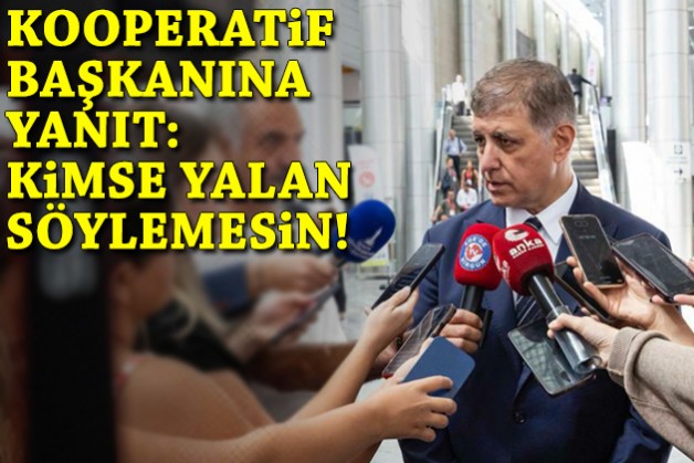 Tugay'dan kooperatif başkanına yanıt: Kimse yalan söylemesin!