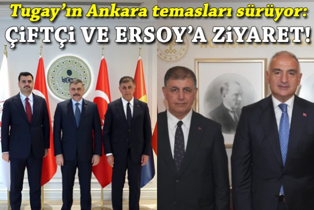 Başkan Tugay’dan İzmir için Ankara’da üst düzey temaslar