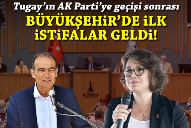 Tugay rozeti taktı Büyükşehir'de ilk istifalar geldi!