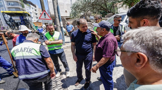 Tugay sahada: İzmir'de 25 noktada yol mesaisi!