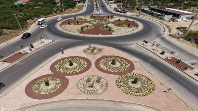 Turizm rotasındaki kavşaklara estetik dokunuş