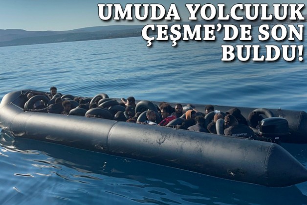 Umuda yolculuk Çeşme'de son buldu