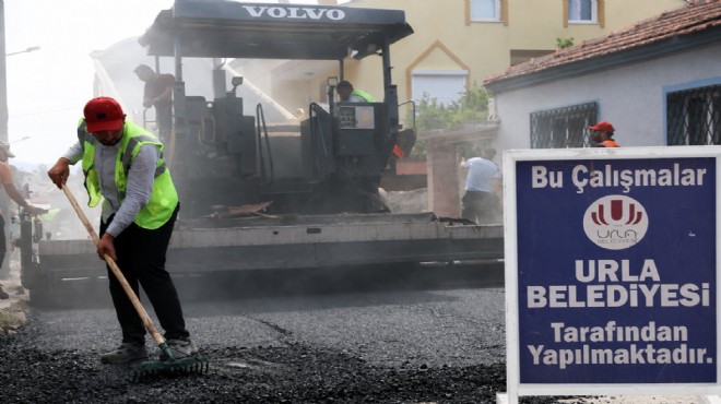 Urla'da 150 milyonluk asfalt yatırımı!