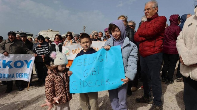 Urla'da doğa nöbeti!