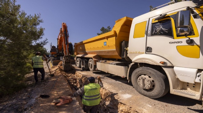 Urla'ya 40 kilometrelik hayat hattı!