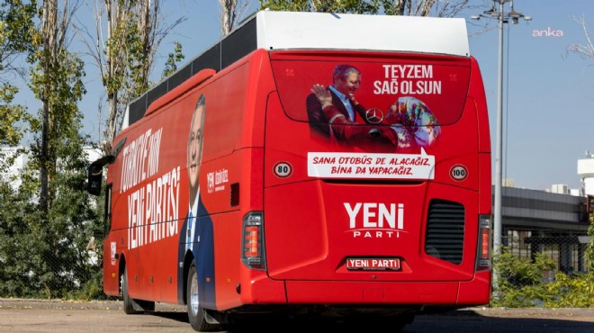 YENİ Parti’nin otobüsü hazır: İzmir detayı!