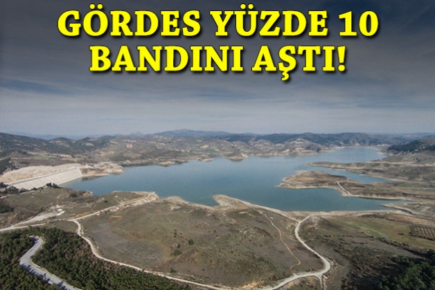 Yağışlar barajlara yaradı: Gördes yüzde 10 bandını aştı!