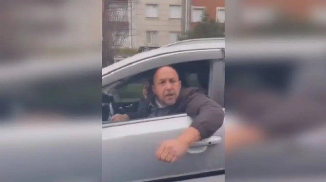Yayaya yol veren kadın sürücüye saldırı!